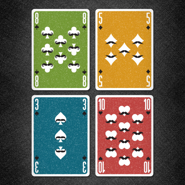 Examples of the number (spot) cards