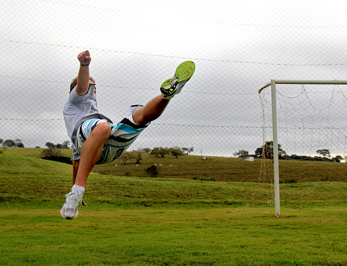 Bicycle kick, Jatai, Brazil