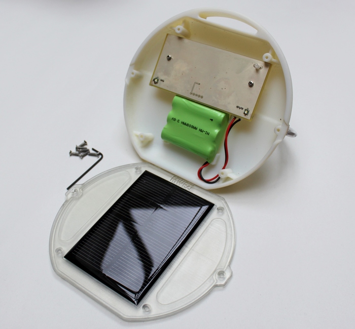 The partially assembled prototype
