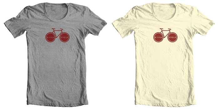 T-shirt available in grey or off-white