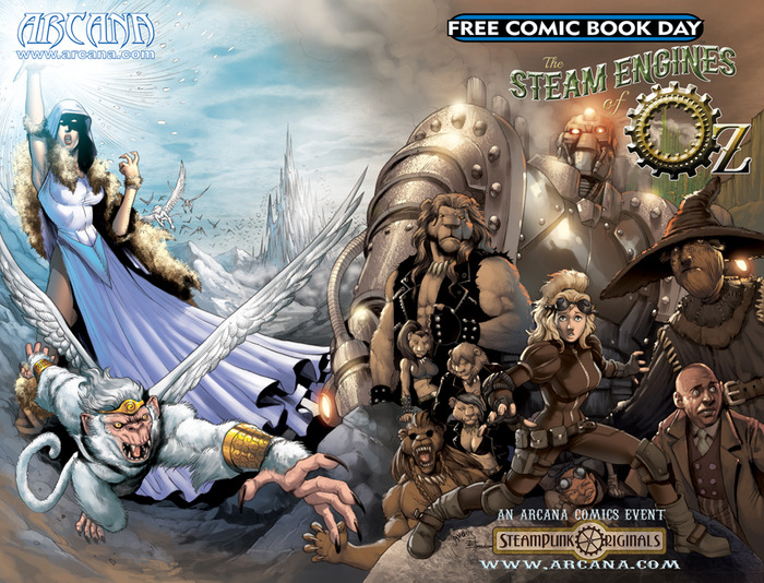 The Steam Engines of Oz FCBD Cover