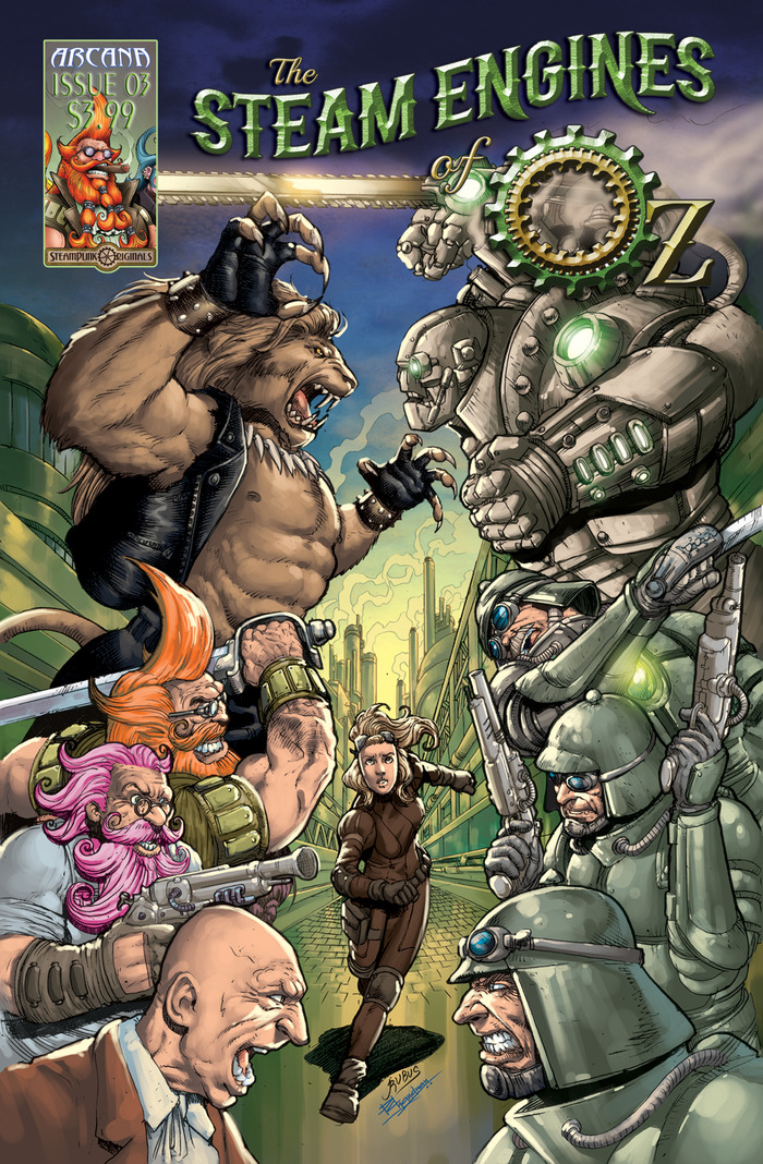 The Steam Engines of Oz Issue 3 Cover