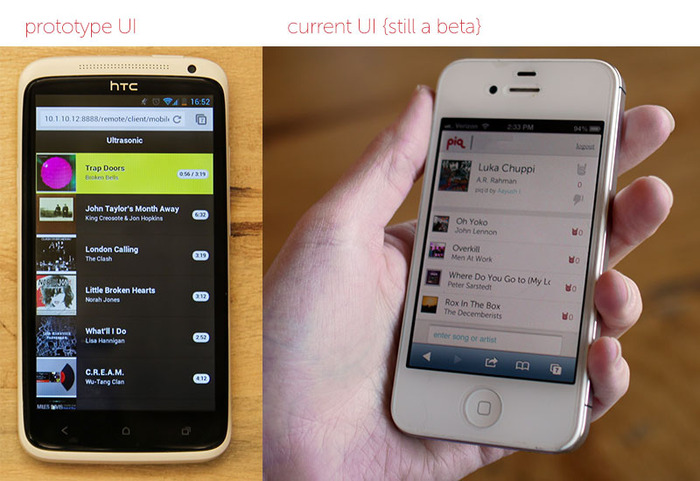 Evolution of the piq interface