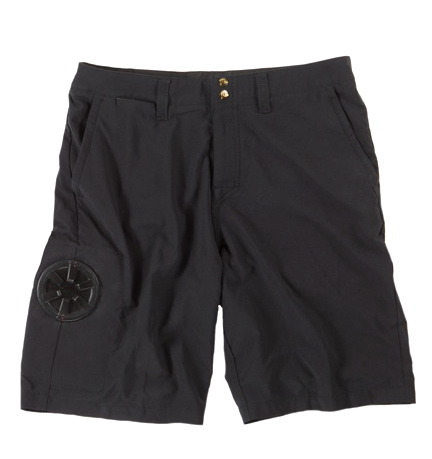 The very first Stash Pocket incorporated into a pair of shorts. A bit rough around the edges, but performed wonderfully. We've cleaned up the integration process significantly since then.