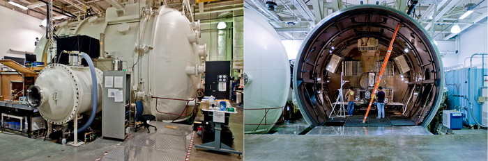 The Large Vacuum Test Facility (LVTF) located at the University of Michigan in Ann Arbor.