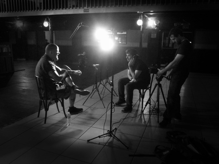 Director Otavio Juliano interviews legendary Phil Anselmo for the documentary.