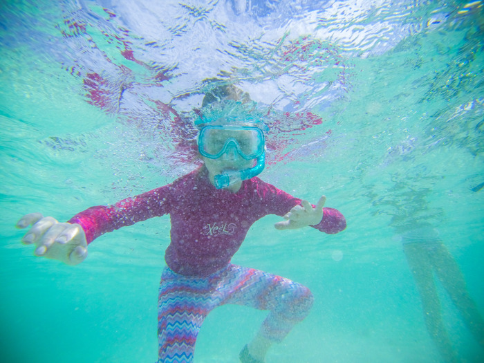 Snorkeling with her Züpers on!