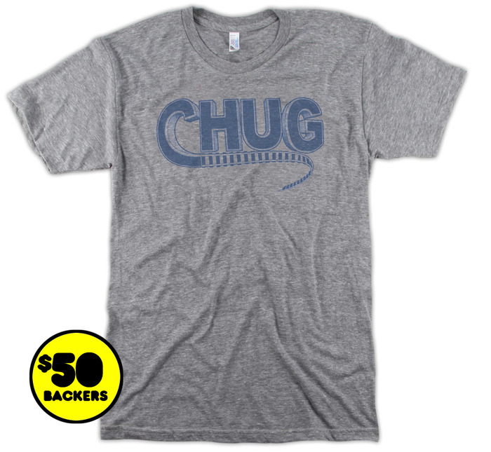 American Apparel tri-blend track tee for $50 backers!