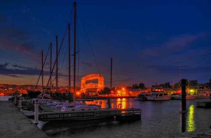 Duluth at Night