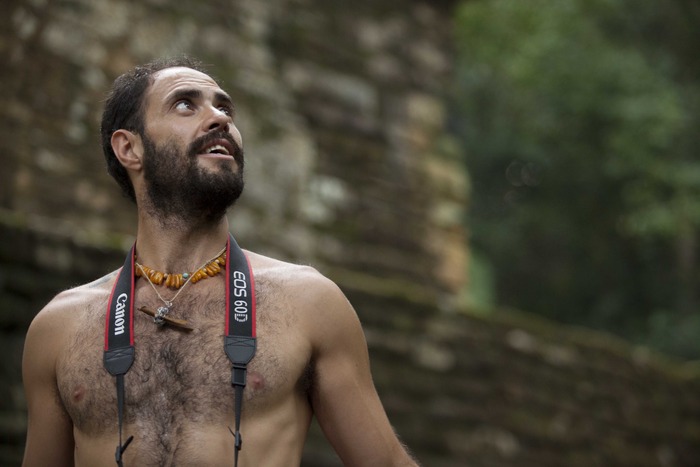 Director Rodrigo Goribar in Tikal, Guatemala.