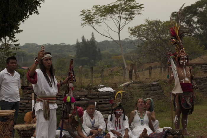 12/12/12 Ceremonia en Toniná, Chiapas, México.