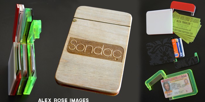 I have been collecting for this Kickstarter for months. Choose from a list of reclaimed acrylic or wood and customize your Woody's Wooden or Acrylic Wallet with a picture, logo, name, initials, phrase and more!