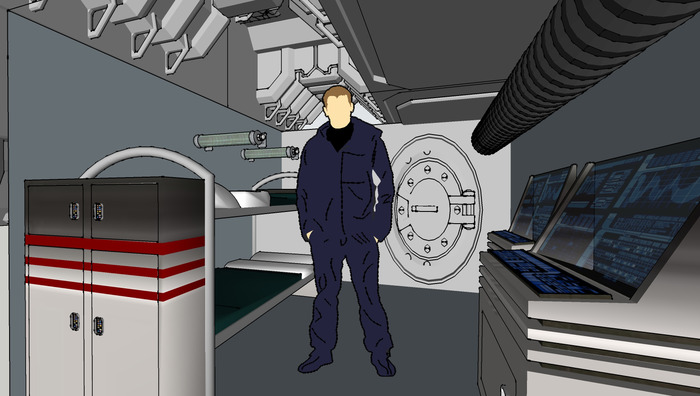 Concept Art - Ship Interior