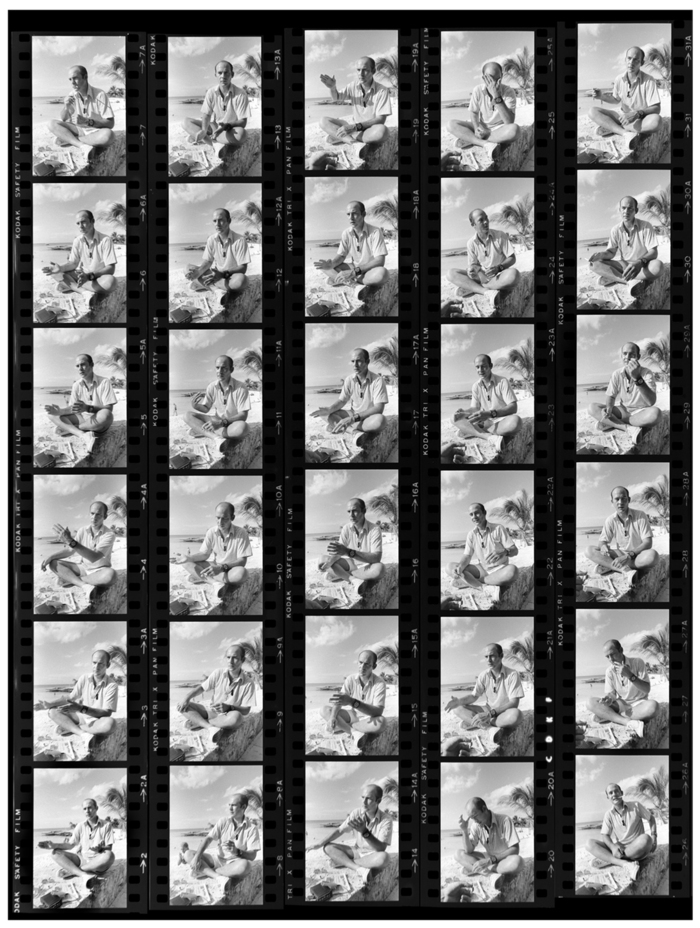 a contact sheet from a roll of Tri-X
