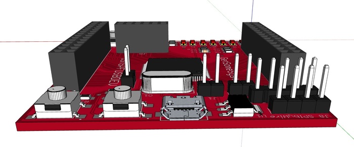 Forwarad view PCB