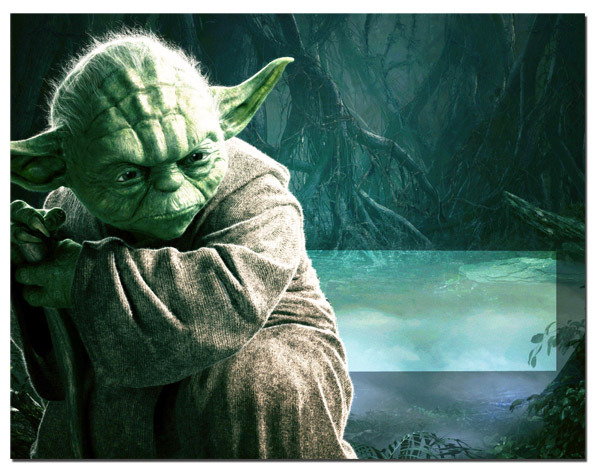Yoda envelope shared with Good Day Sacramento viewers 5/4/13