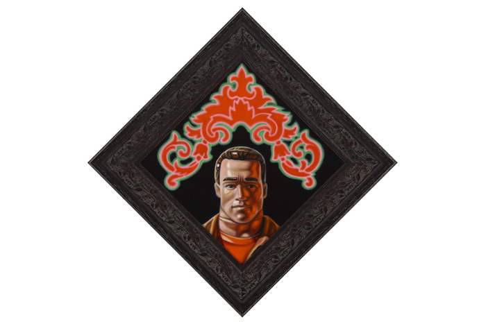 "The Last Action Hero", oil on canvas
