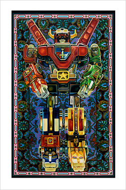 "Defensor Mundi (Voltron)" 24"x36" limited edition giclée print