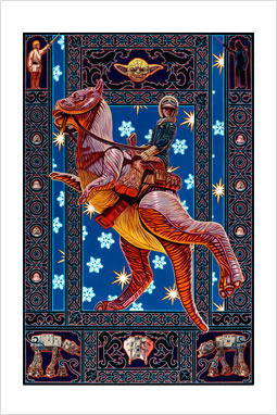 "Han on Tauntaun" 24"x36" limited edition giclée print
