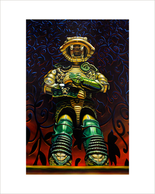 "Serpentor" 16"x20" limited edition giclée print