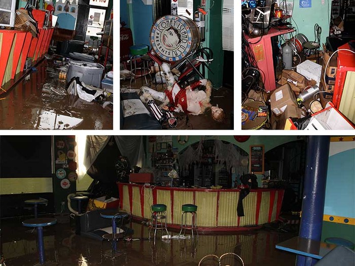 The museum and performance space - our source of income - were destroyed by Sandy.