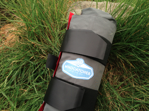 No need to mess with a stuff sack. To pack- just roll up and go!