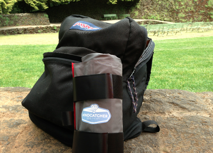 Tip- When going camping take the Windcatcher on your day hikes. This way you can use it whenever you feel like taking a break to enjoy the scenery.