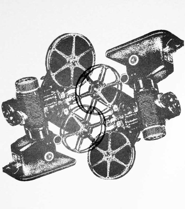 Original Letterpress dualing projectors
