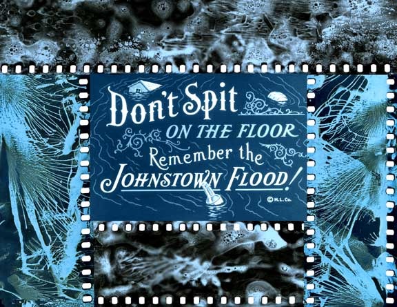 Collage made from images from the Muse of Cinema-2004, "Don't Spit on the Floor"