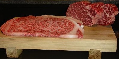 Kobe Beef Wiki Image - used to illustrate marbling.