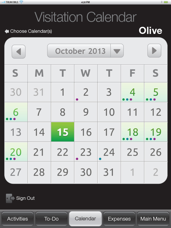 Calendar - Layout Concept #3