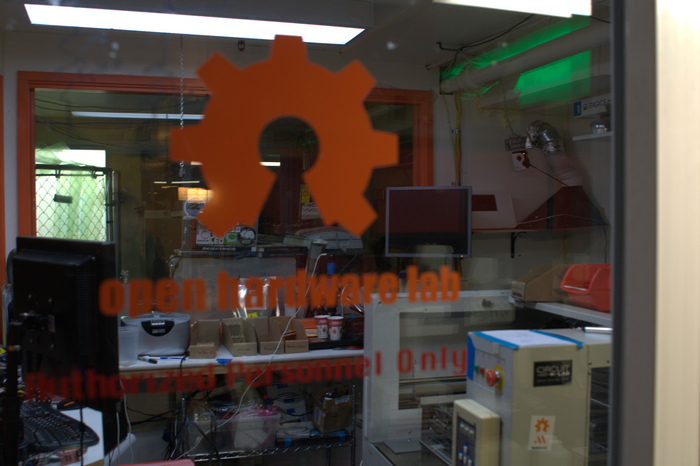 The Metrix Open Hardware Lab, with its pick and place machine