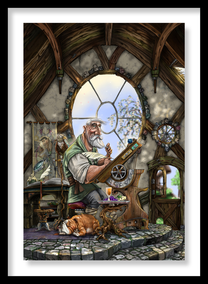 "Noah at the Drafting Table"