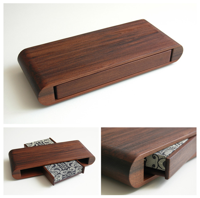 Redwood Playing Card Display Case
