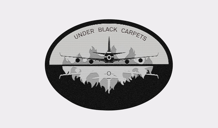 Under Black Carpets embroidered patch
