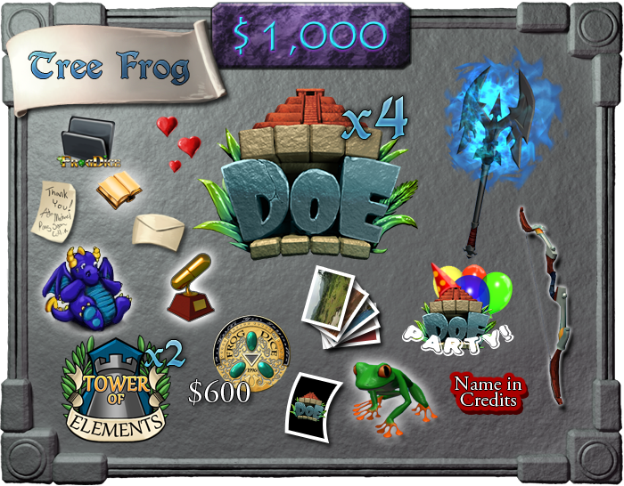 $1,000 - Tree Frog (limit 10)