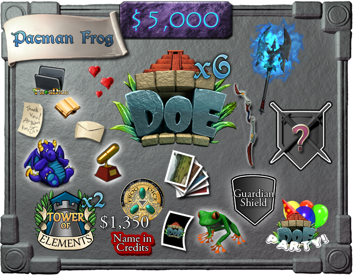 $5,000 - Pacman Frog (limit 5)