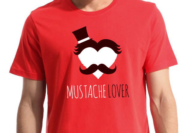 "Mustache Lover" T-shirt