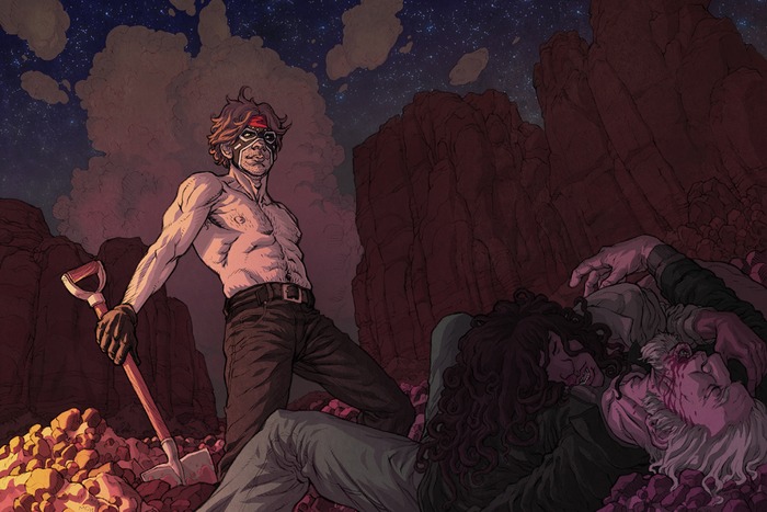 Sample of Jeremy's illustration and color work for Dream Thief.