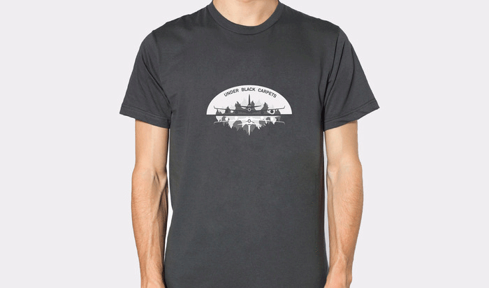 Under Black Carpets t-shirt (two designs available)