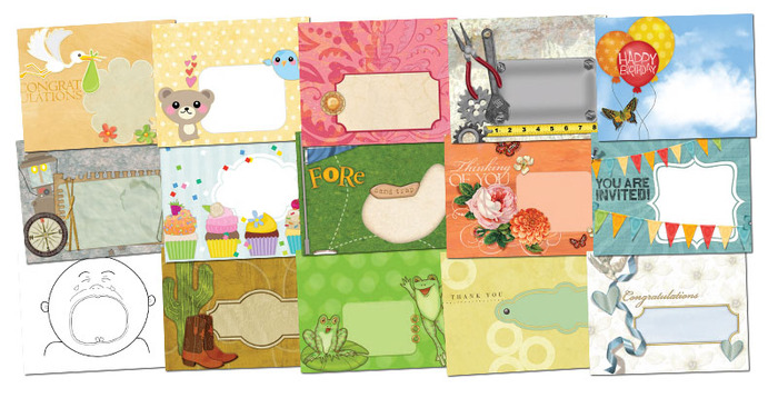 Printable envelopes that come in the pdf pack. See Update #5 for more details