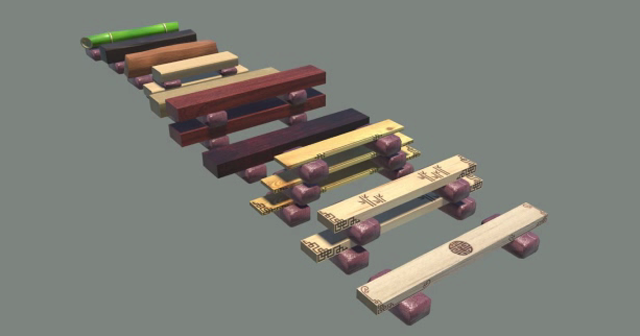 Few of the in-game breakable items.