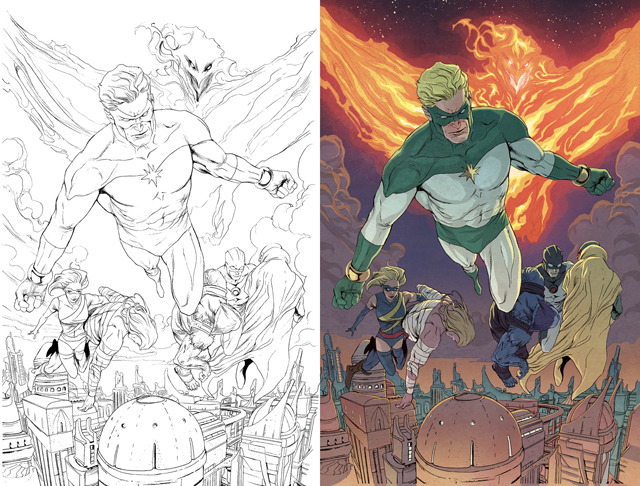 Jeremy's color work for Marvel's Secret Avengers #28