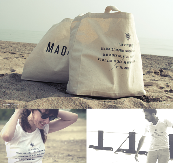 Apparel and bags MADE for good.