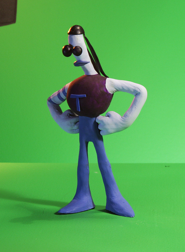 Tommynaut stop-motion production puppet