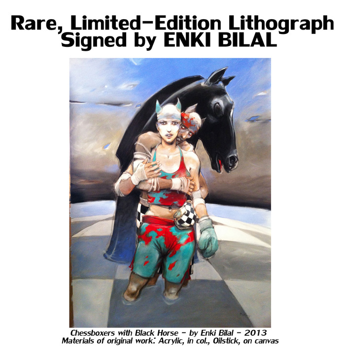 This is an image of the original painting - the signed lithograph copies are currently in production and may vary slightly