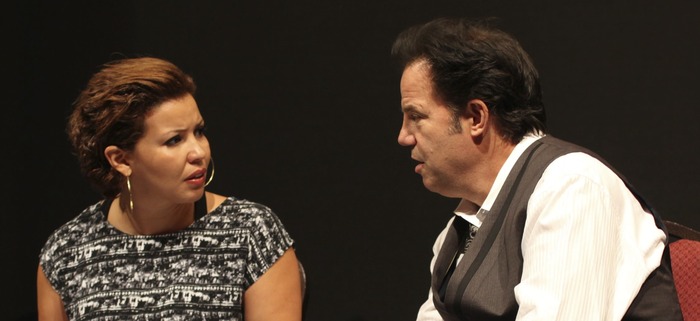 Justina Machado (ROSIE SICUSO) and Kenny D'Aquila (GINO SICUSO)