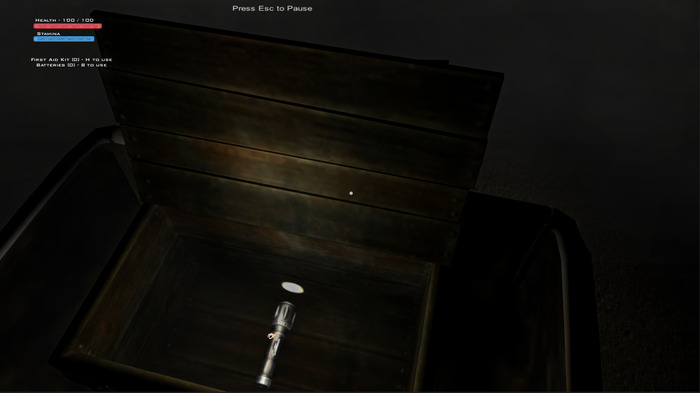 Open-able crates with items inside.
