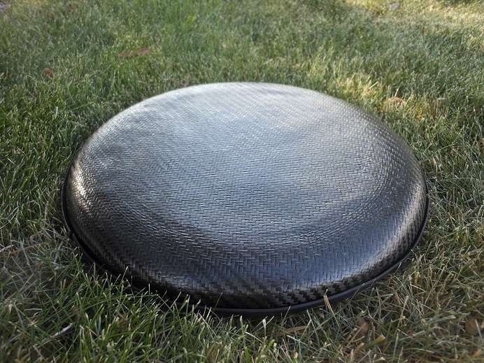 Up close view of the prototype (the ones I will be making will have a better surface finish and a better plastic edge)