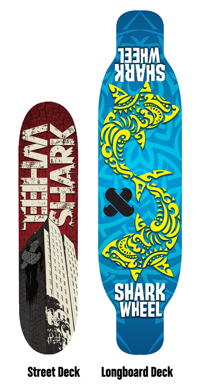 Shark Wheel Decks: First Generation